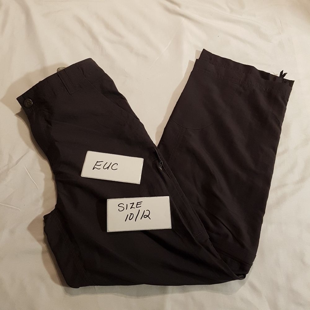 REI Boys size 10/12 Sahara convertible hiking pants, adjustable waist